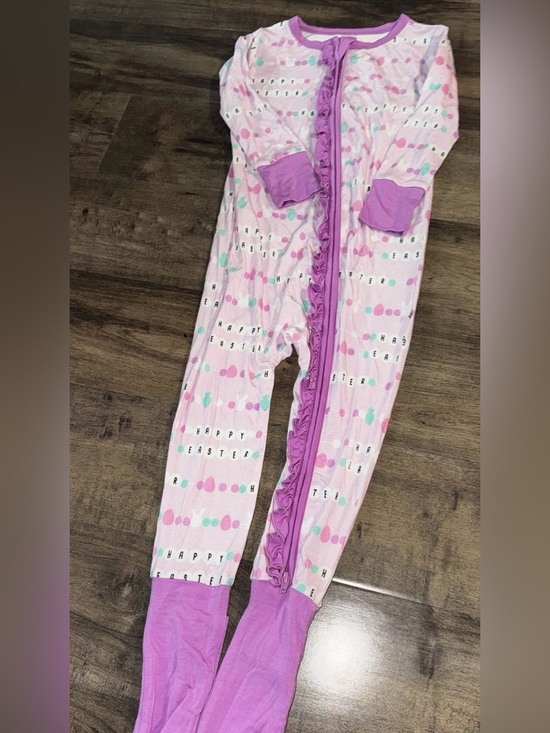Birdie Bean Other - BB Pink Bunny Beatrice Bamboo Footie 3T Ruffle 🐰